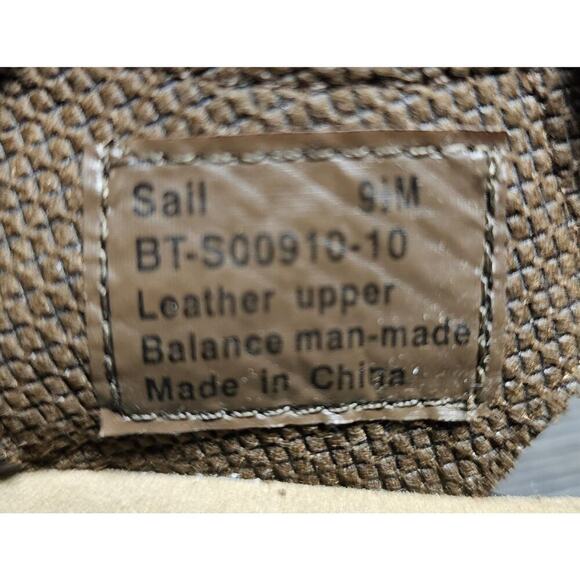 VTG 00s Y2K Sonoma Leather Ely Fisherman Sandals US 9M Brown Platform Chunky main image 7